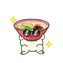 かっこいい小ちゃな豚骨ラーメン