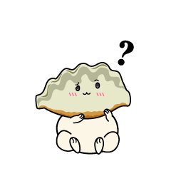 考える小ちゃな焼き餃子