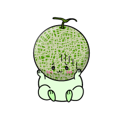 絶望する小ちゃなマスクメロン