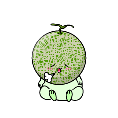 リラックスする小ちゃなマスクメロン