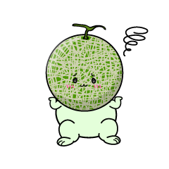 困る小ちゃなマスクメロン