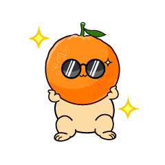 かっこいい小ちゃなオレンジ