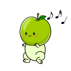 踊る小ちゃな青リンゴ