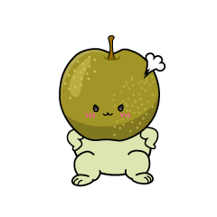 怒る小ちゃな梨