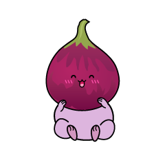 笑顔の小ちゃなイチジク