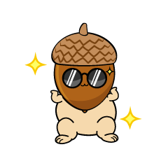 かっこいい小ちゃなどんぐり