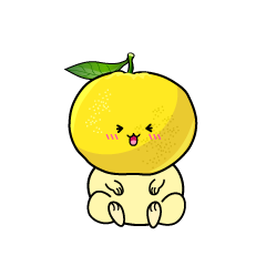 笑う小ちゃなはっさく