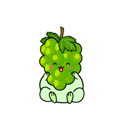 笑顔の小ちゃなマスカットぶどう