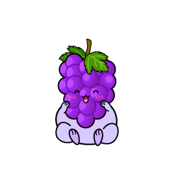 笑顔の小ちゃな葡萄（ぶどう）