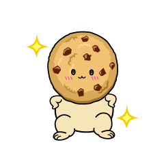 自信満々な小ちゃなチョコチップクッキー
