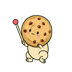 説明する小ちゃなチョコチップクッキー