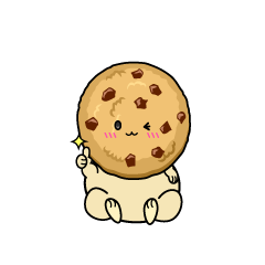 いいねする小ちゃなチョコチップクッキー