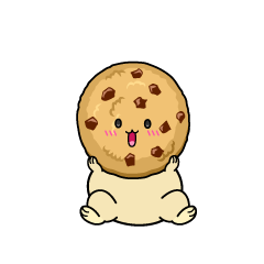 驚く小ちゃなチョコチップクッキー