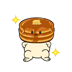 自信満々な小ちゃなパンケーキ