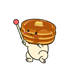 説明する小ちゃなパンケーキ