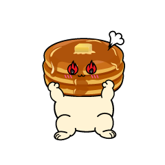 熱意のある小ちゃなパンケーキ