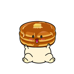 驚く小ちゃなパンケーキ
