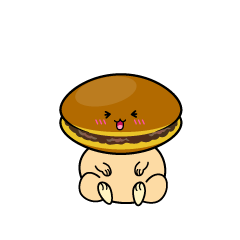 笑う小ちゃなどら焼き