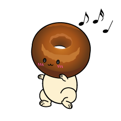 踊る小ちゃなドーナツ