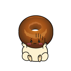 絶望する小ちゃなドーナツ