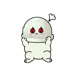 熱意のある小ちゃなアイスクリーム