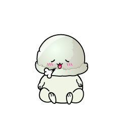 リラックスする小ちゃなアイスクリーム