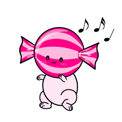 踊る小ちゃな飴玉キャンディ
