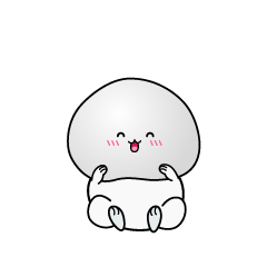 笑顔の小ちゃな大福餅