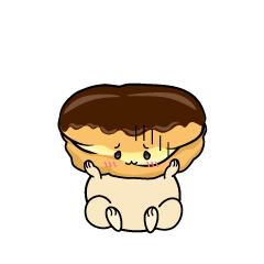 絶望する小ちゃなチョコレートエクレア