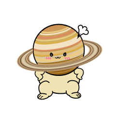怒る小ちゃな土星