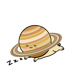 眠る小ちゃな土星