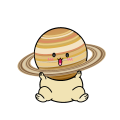 驚く小ちゃな土星