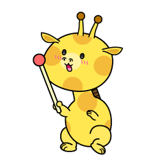 説明する小ちゃなキリン