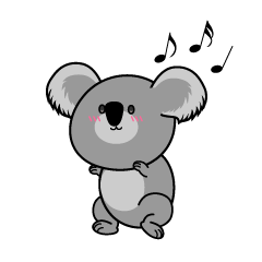 踊る小ちゃなコアラ