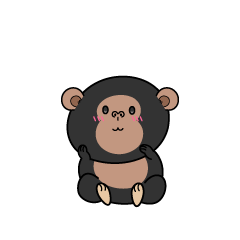 小ちゃなチンパンジー