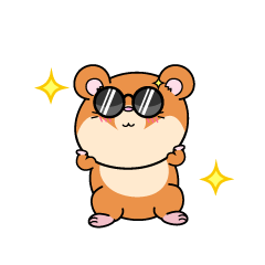 かっこいい小ちゃなハムスター