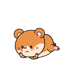 じっと見る小ちゃなハムスター