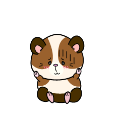 絶望する小ちゃなモルモット