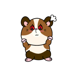 熱意のある小ちゃなモルモット