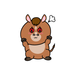 熱意のある小ちゃな馬