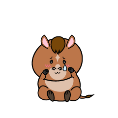 悲しい小ちゃな馬