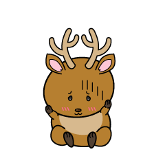 絶望する小ちゃな鹿