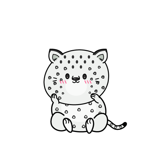 小ちゃなユキヒョウ