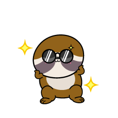 かっこいい小ちゃなナマケモノ