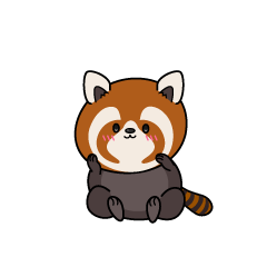 小ちゃなレッサーパンダ