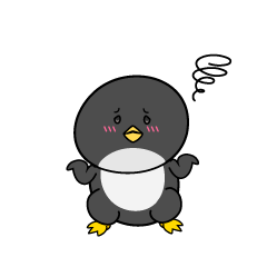 困る小ちゃなペンギン