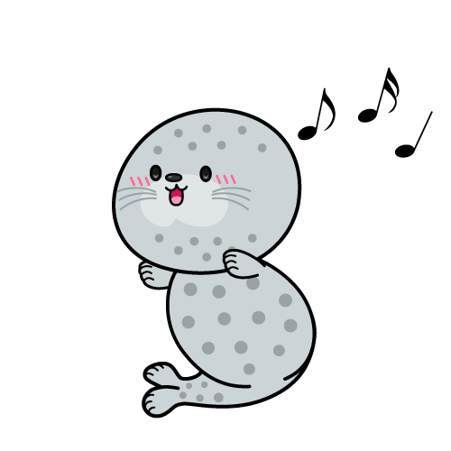 踊る小ちゃなゴマアザラシ