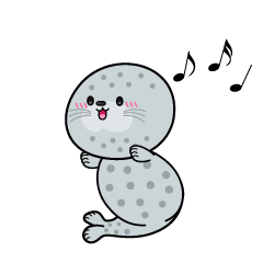 踊る小ちゃなゴマアザラシ