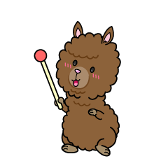 説明する小ちゃなリャマ