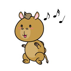 踊る小ちゃなラクダ